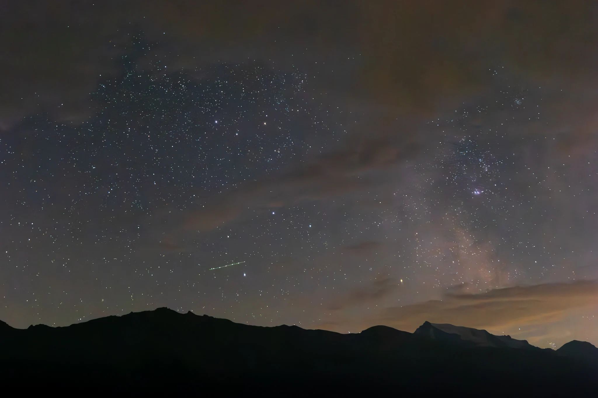 Starry & cloudy